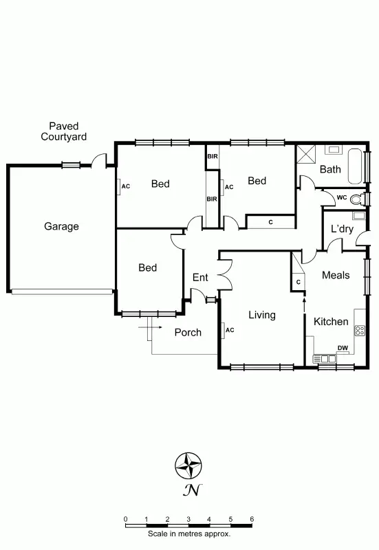 Floorplan of Homely unit listing, 9/148 Grange Road, Carnegie VIC 3163