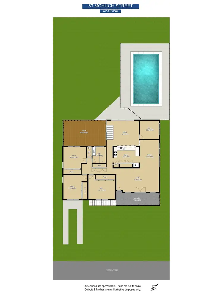 Floorplan of Homely house listing, 53 McHugh Street, Grafton NSW 2460