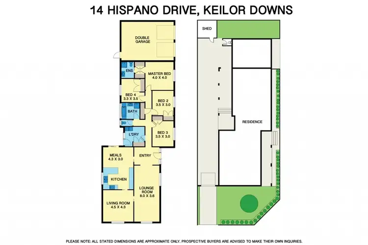 Floorplan of Homely house listing, 14 Hispano Drive, Keilor Downs VIC 3038