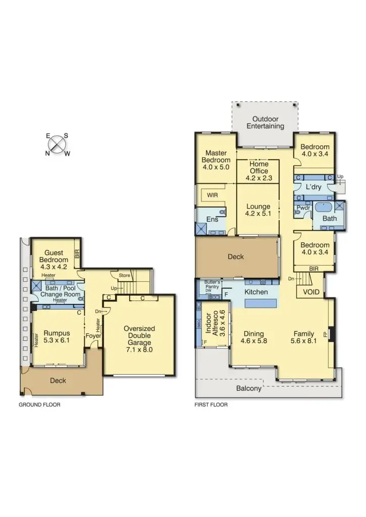 Floorplan of Homely house listing, 374 Esplanade, Mount Martha VIC 3934