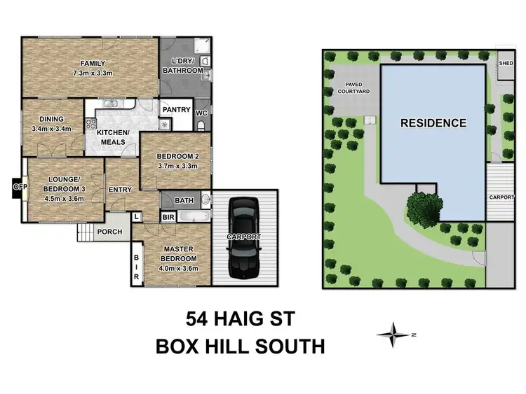 Floorplan of Homely house listing, 54 Haig Street, Box Hill South VIC 3128