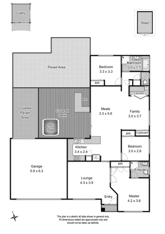 Floorplan of Homely house listing, 4 Cosmo Court, Kilsyth VIC 3137