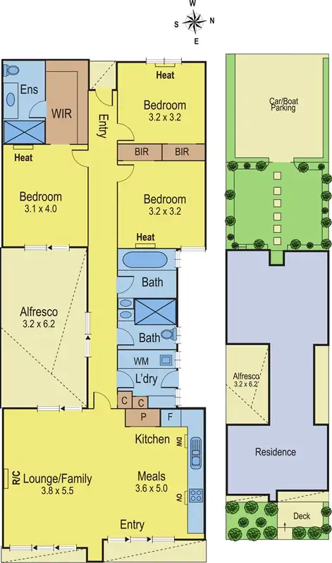 Floorplan of Homely house listing, 5 Halyard Terrace, St Leonards VIC 3223