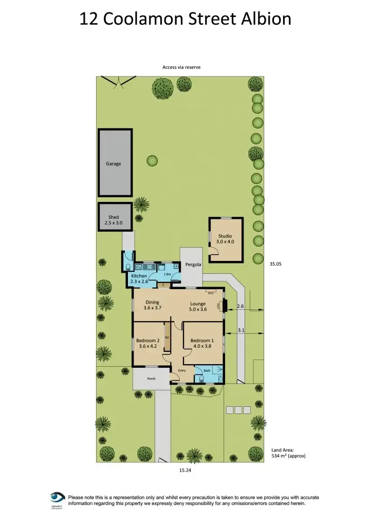 Floorplan of Homely house listing, 12 Coolamon Street (Albion), Sunshine VIC 3020