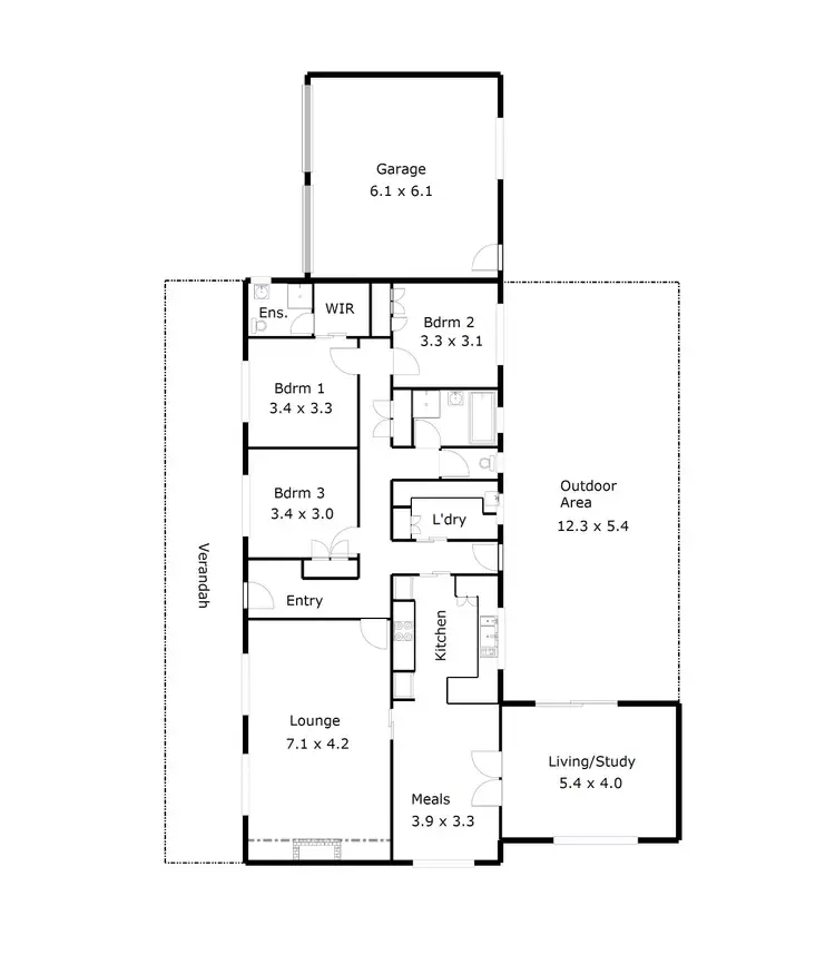 Floorplan of Homely house listing, 19 Lindsays Road, Mitchell Park VIC 3352