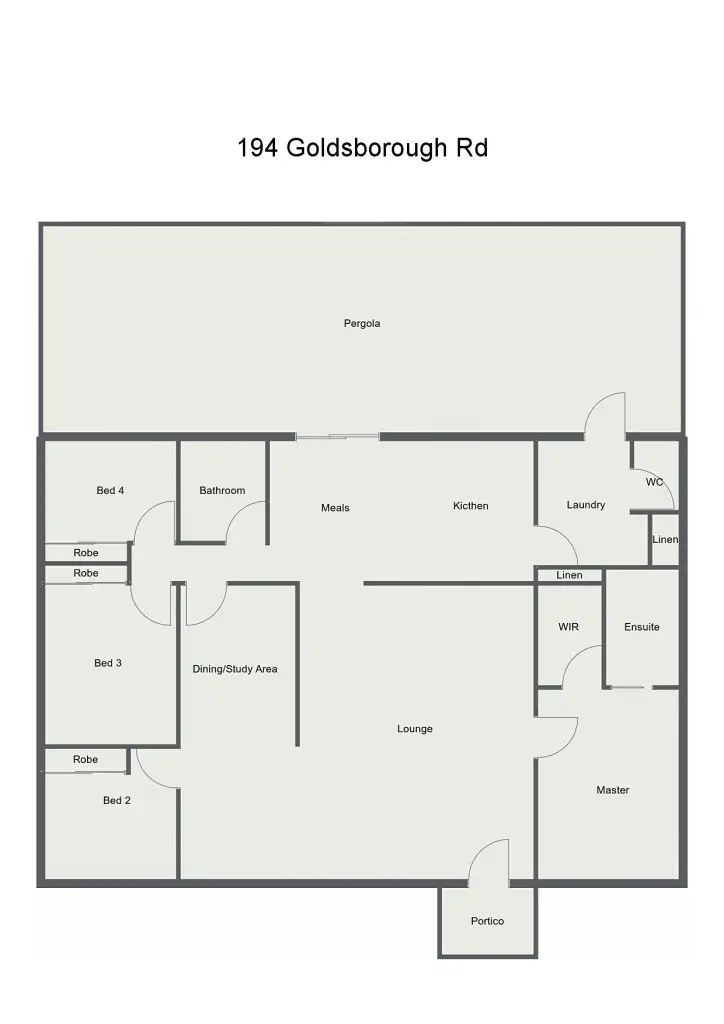 Floorplan of Homely house listing, 194 Goldsborough Road, Moama NSW 2731