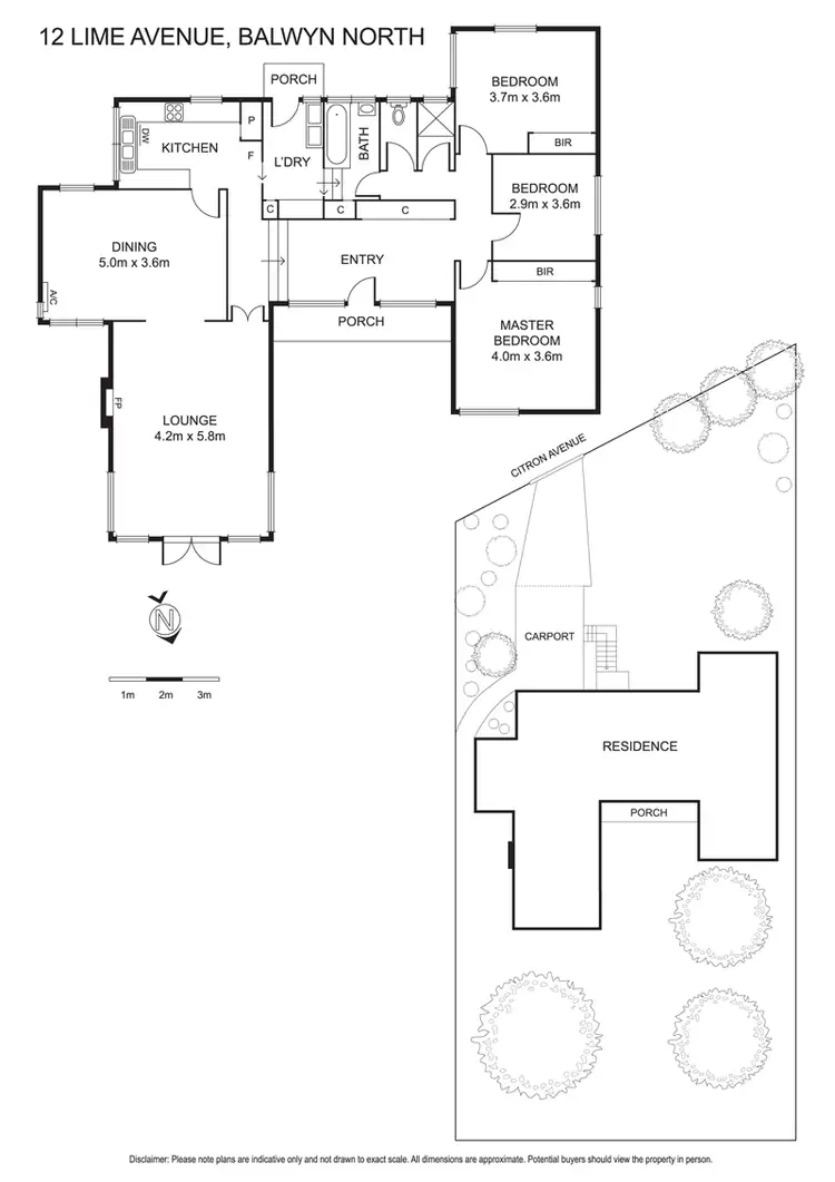 Floorplan of Homely house listing, 12 Lime Avenue, Balwyn North VIC 3104