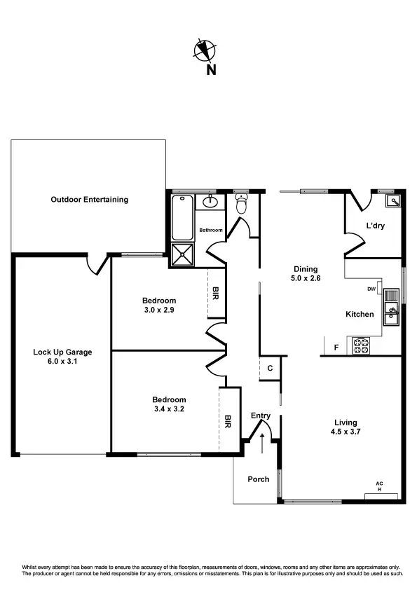 Floorplan of Homely unit listing, 2/114 Blyth Street, Altona VIC 3018
