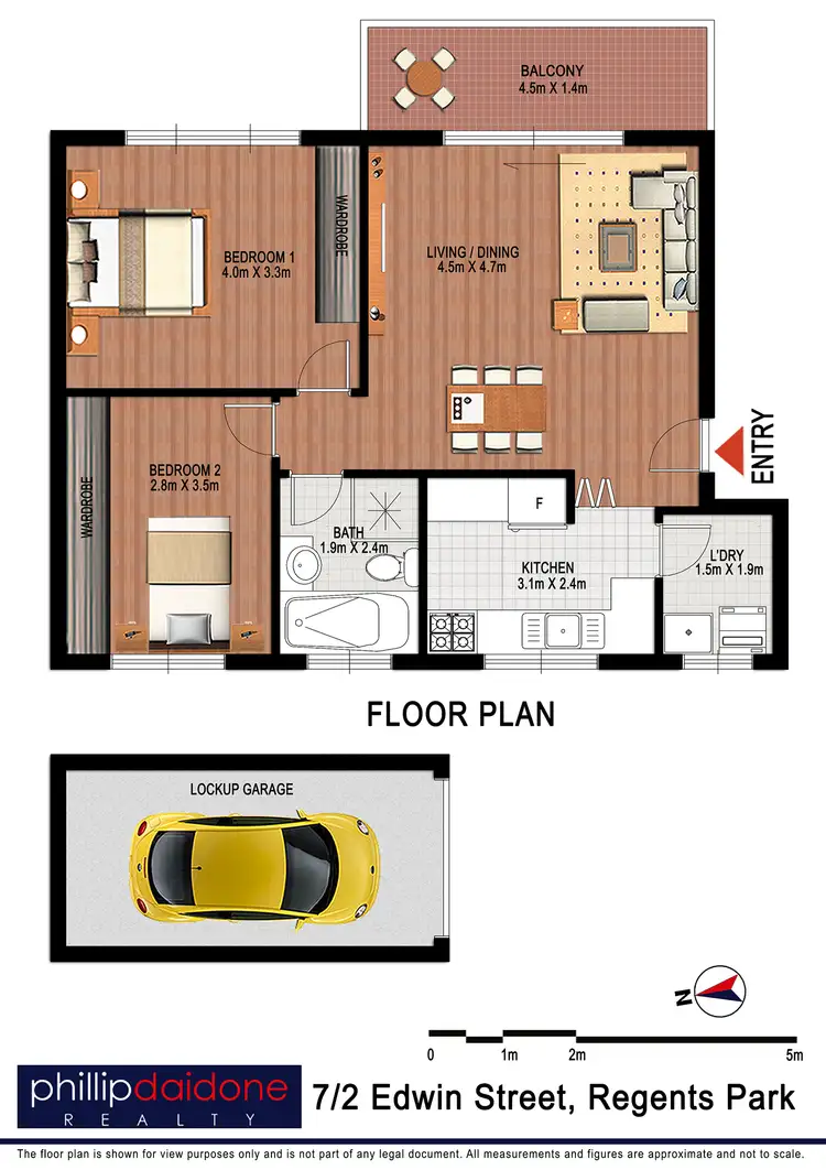 Floorplan of Homely unit listing, 7/2 Edwin Street, Regents Park NSW 2143