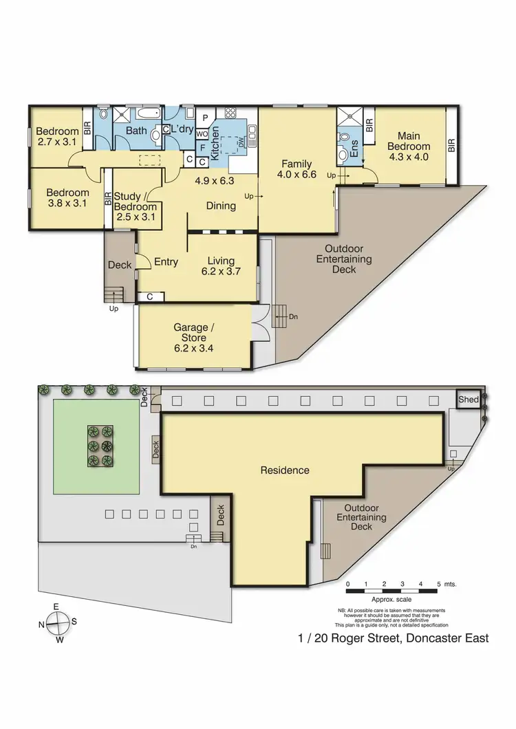 Floorplan of Homely house listing, 1/20 Roger Street, Doncaster East VIC 3109