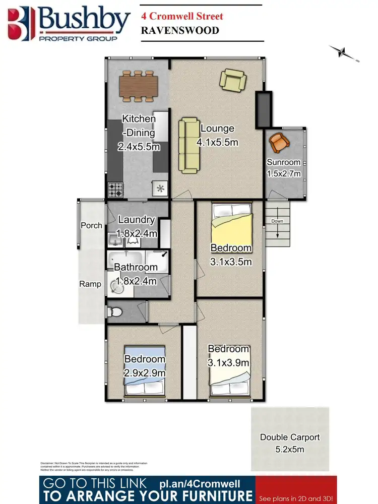 Floorplan of Homely house listing, 4 Cromwell Street, Ravenswood TAS 7250