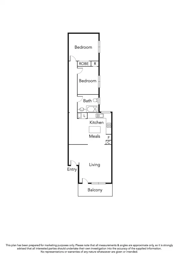 Floorplan of Homely apartment listing, 3/36 Philipson Street, Albert Park VIC 3206