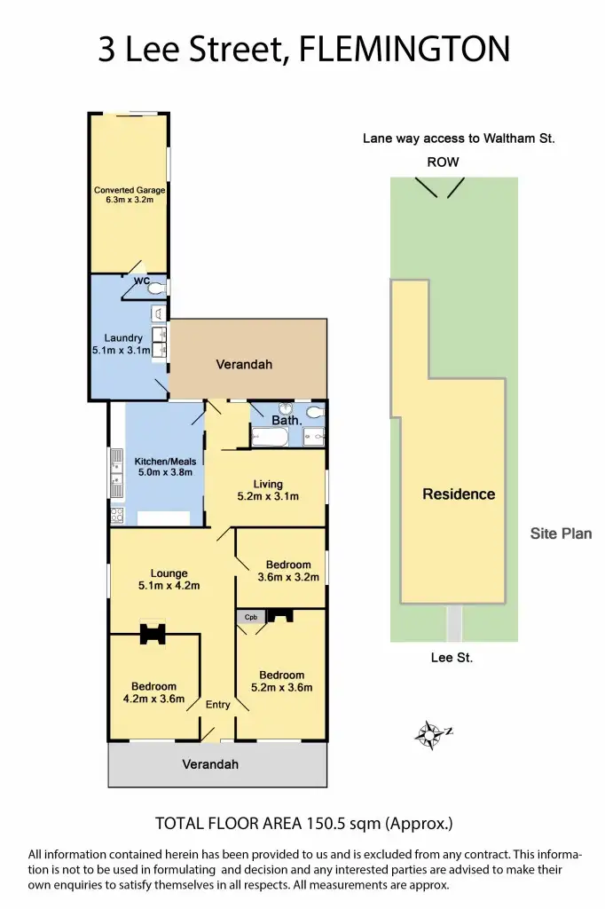 Floorplan of Homely house listing, 3 Lee Street, Flemington VIC 3031