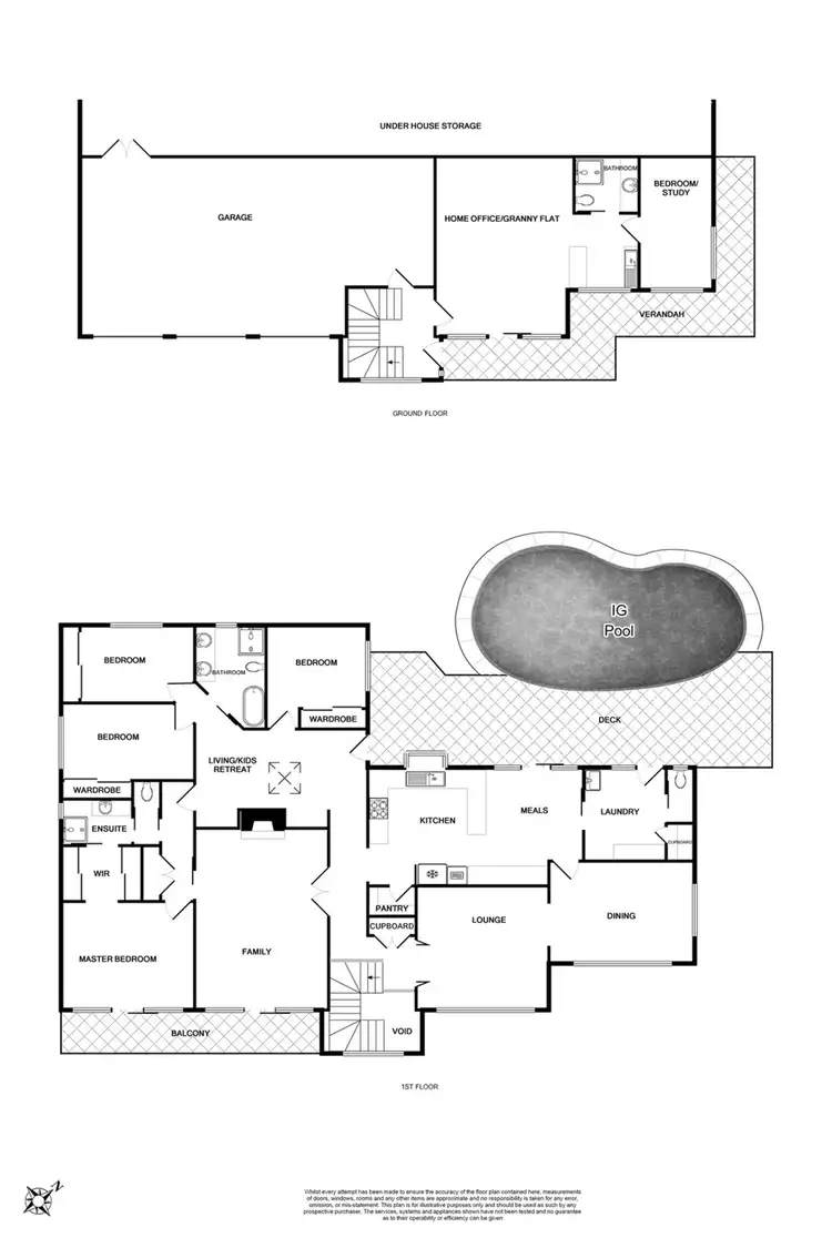 Floorplan of Homely house listing, 1 Forest Court, Croydon VIC 3136