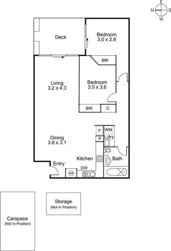Floorplan of Homely apartment listing, 3/60-66 Patterson Road, Bentleigh VIC 3204