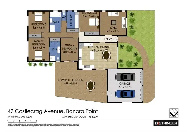 Floorplan of Homely house listing, 42 Castlecrag Avenue, Banora Point NSW 2486
