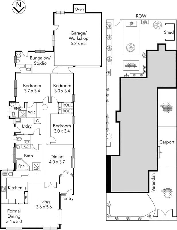 Floorplan of Homely house listing, 66 Mitchell Street, Northcote VIC 3070
