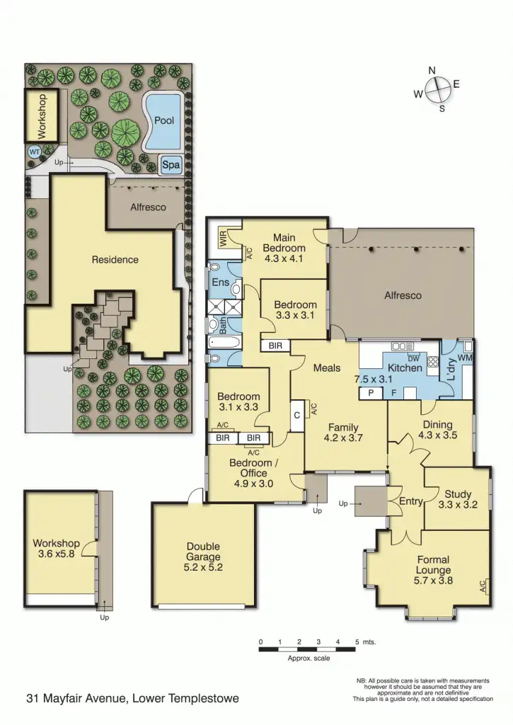 Floorplan of Homely house listing, 31 Mayfair Avenue, Templestowe Lower VIC 3107