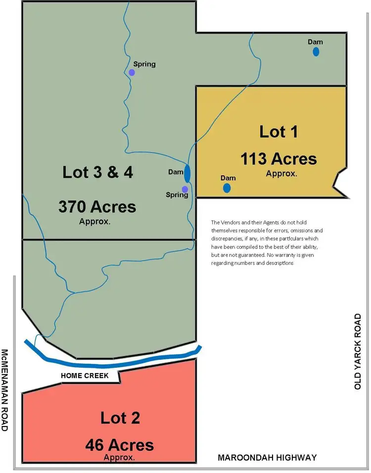 Floorplan of Homely land listing, 67 Old Yarck Road, Yarck VIC 3719