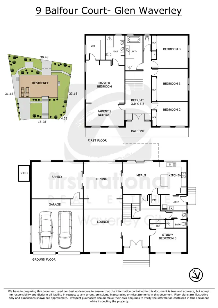 Floorplan of Homely house listing, 9 Balfour Court, Glen Waverley VIC 3150