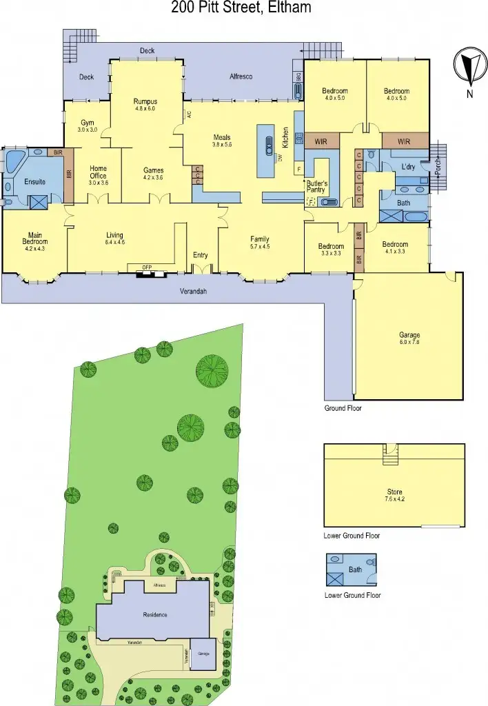 Floorplan of Homely house listing, 200 Pitt Street, Eltham VIC 3095