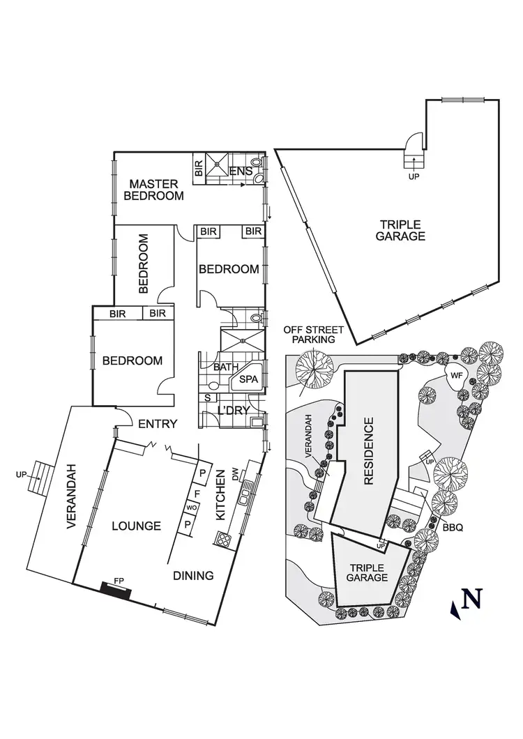 Floorplan of Homely house listing, 1 Byron Avenue, Lower Plenty VIC 3093