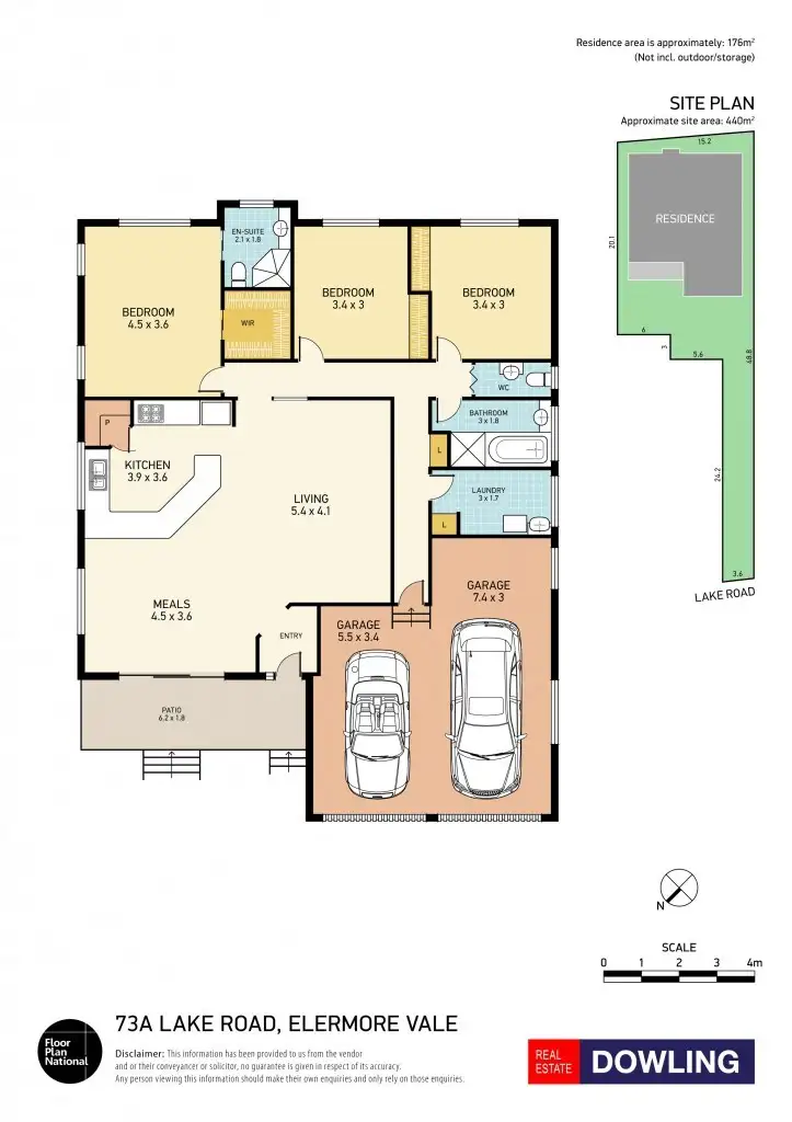 Floorplan of Homely house listing, 73a Lake Road, Wallsend NSW 2287
