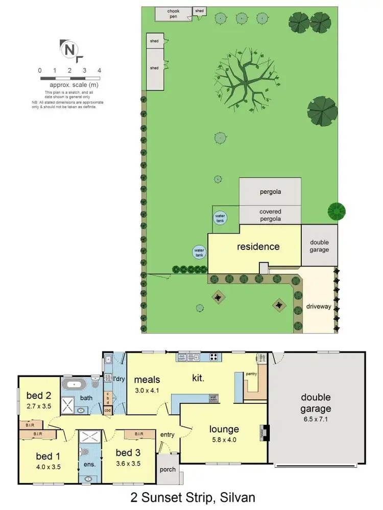 Floorplan of Homely house listing, 2 Sunset Strip, Silvan VIC 3795