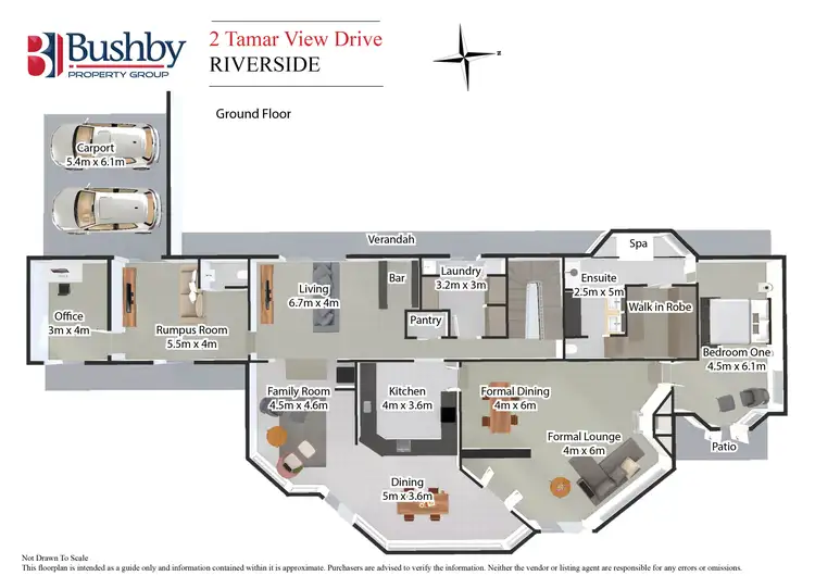 Floorplan of Homely house listing, 2 Tamar View Drive, Riverside TAS 7250
