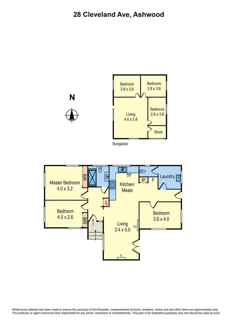 Floorplan of Homely house listing, 28 Cleveland Road, Ashwood VIC 3147