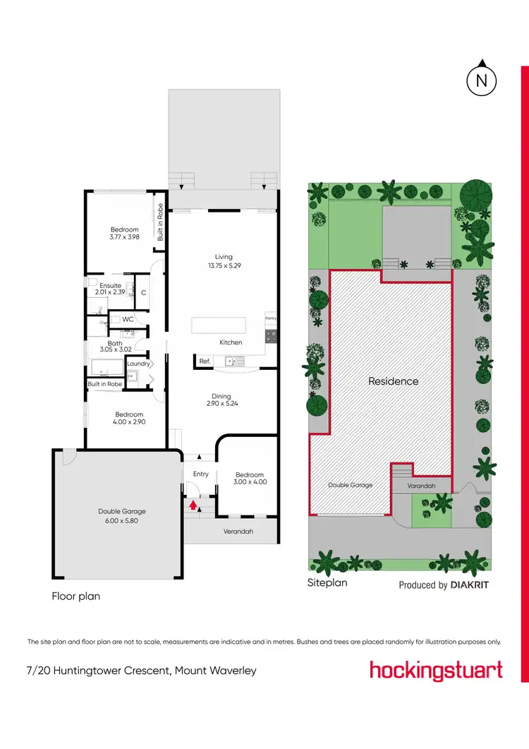 Floorplan of Homely townhouse listing, 7/20 Huntingtower Crescent, Mount Waverley VIC 3149