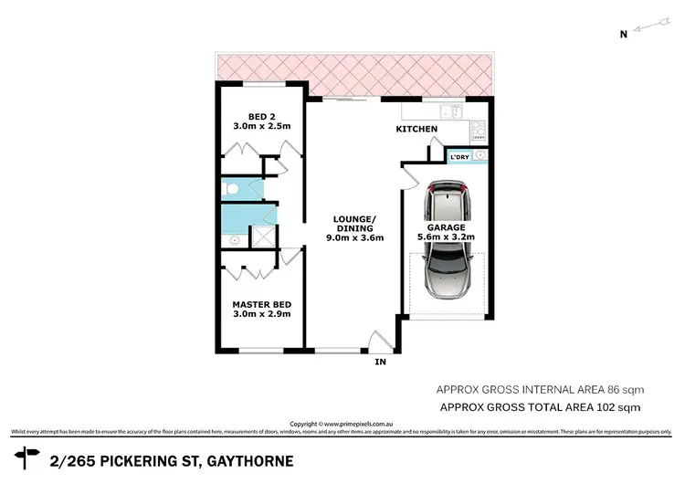 Floorplan of Homely house listing, 1-3/265 Pickering Street, Gaythorne QLD 4051