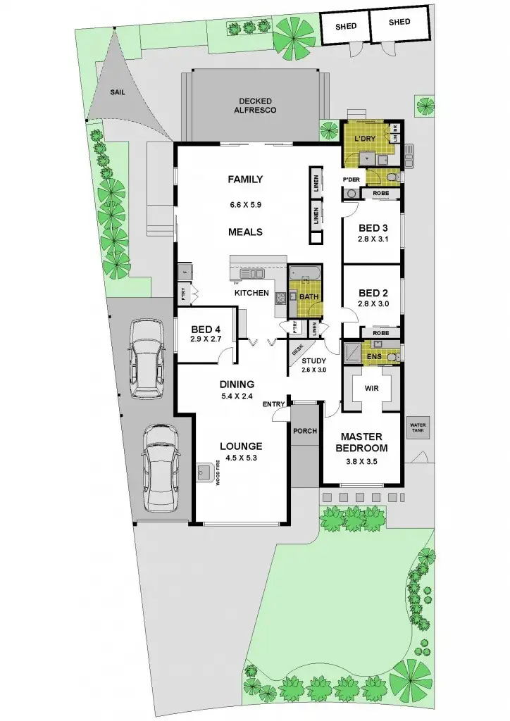 Floorplan of Homely house listing, 21 Prior Avenue, Gladstone Park VIC 3043