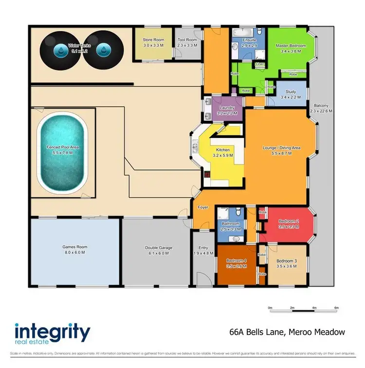 Floorplan of Homely house listing, 66A Bells Lane, Meroo Meadow NSW 2540