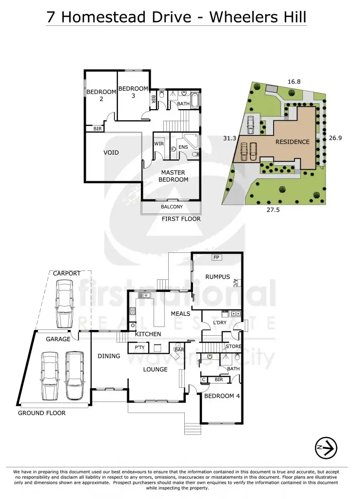 Floorplan of Homely house listing, 7 Homestead Drive, Wheelers Hill VIC 3150