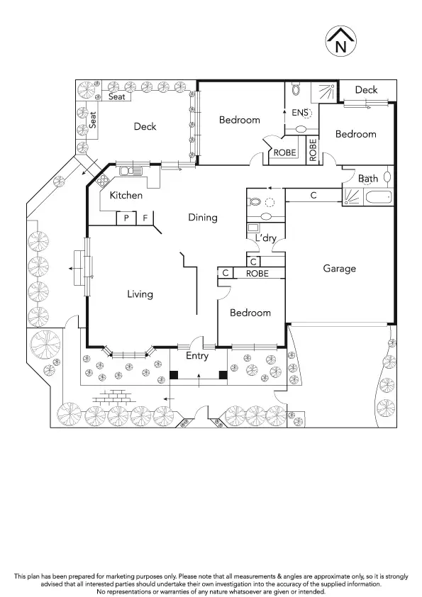 Floorplan of Homely townhouse listing, 72a Landcox Street, Brighton East VIC 3187