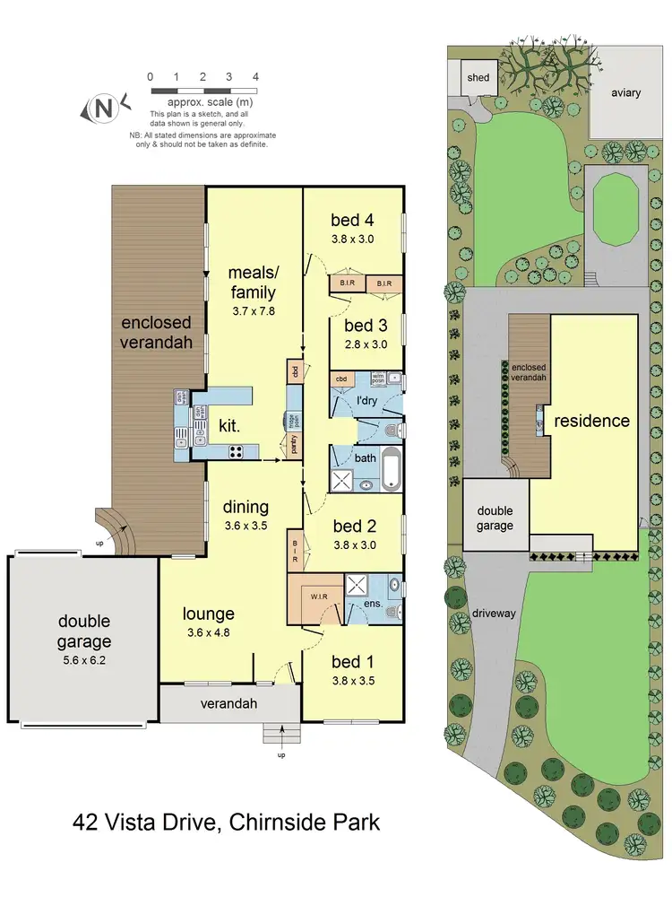 Floorplan of Homely house listing, 42 Vista Drive, Chirnside Park VIC 3116