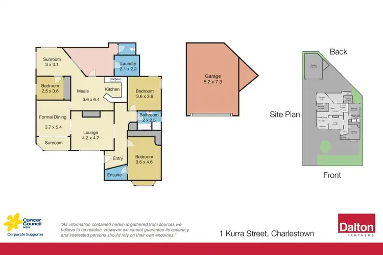 Floorplan of Homely house listing, 1 Kurra Street, Charlestown NSW 2290