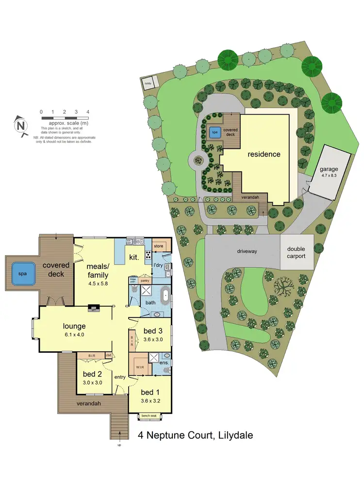 Floorplan of Homely house listing, 4 Neptune Court, Lilydale VIC 3140