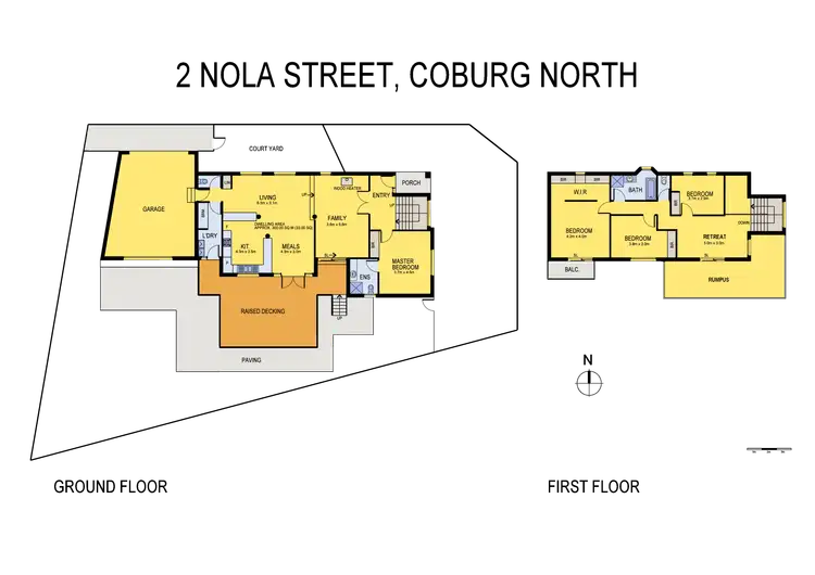 Floorplan of Homely house listing, 2 Nola Street, Coburg North VIC 3058