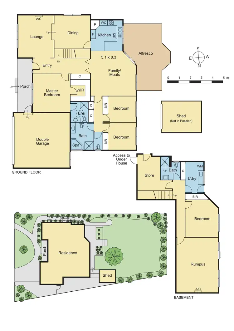 Floorplan of Homely house listing, 15 Marino Way, Greensborough VIC 3088