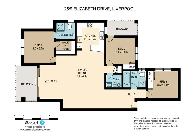 Floorplan of Homely apartment listing, 25/9 Elizabeth Street, Liverpool NSW 2170