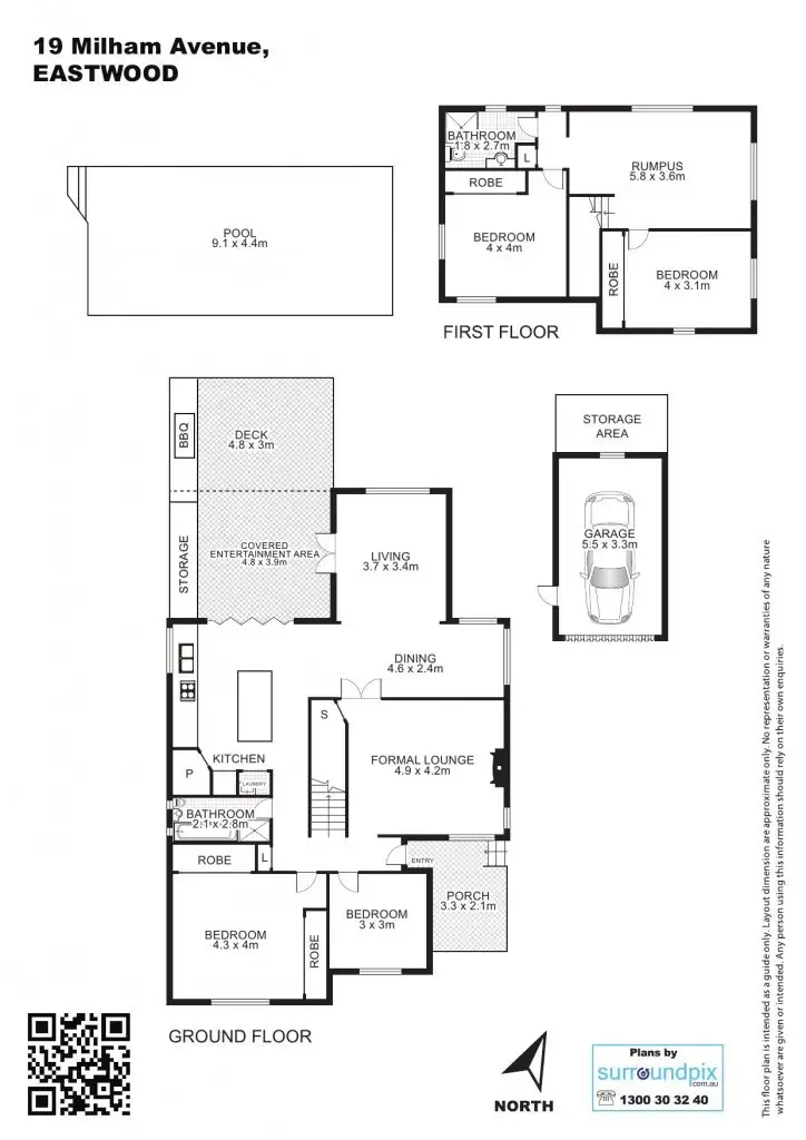 Floorplan of Homely house listing, 19 Milham Avenue, Eastwood NSW 2122