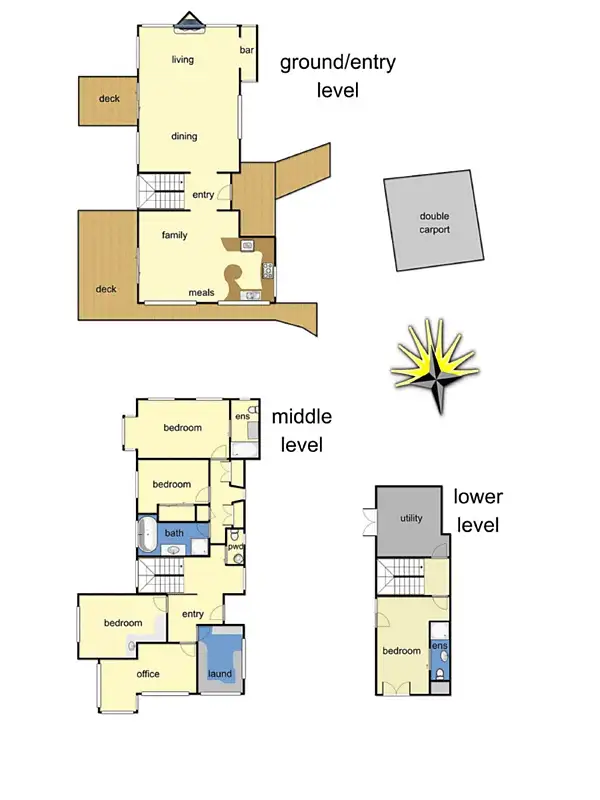 Floorplan of Homely house listing, 10 Broompark Crescent, Olinda VIC 3788