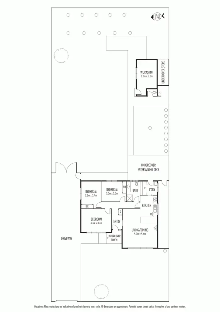 Floorplan of Homely house listing, 8 Carlsson Court, Brooklyn VIC 3012