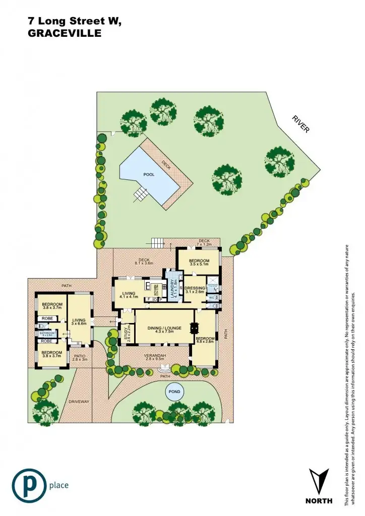 Floorplan of Homely house listing, 7 Long Street West, Graceville QLD 4075