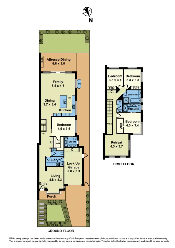 Floorplan of Homely townhouse listing, 30a Sussex Street, Seaholme VIC 3018