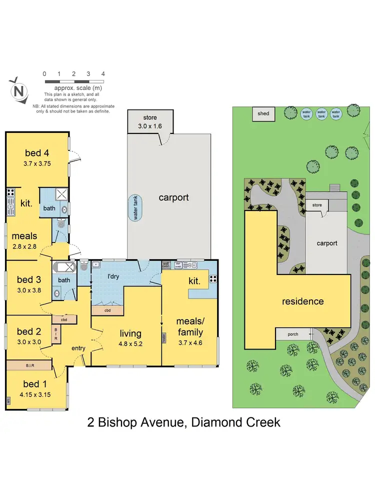 Floorplan of Homely house listing, 2 Bishop Avenue, Diamond Creek VIC 3089