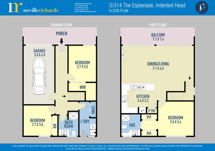 Floorplan of Homely house listing, 3/314 The Esplanade, Indented Head VIC 3223
