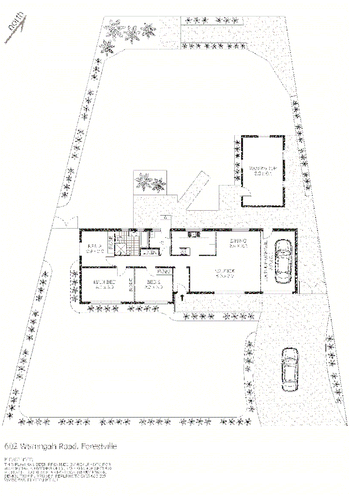 Floorplan of Homely house listing, 602 Warringah Road, Forestville NSW 2087